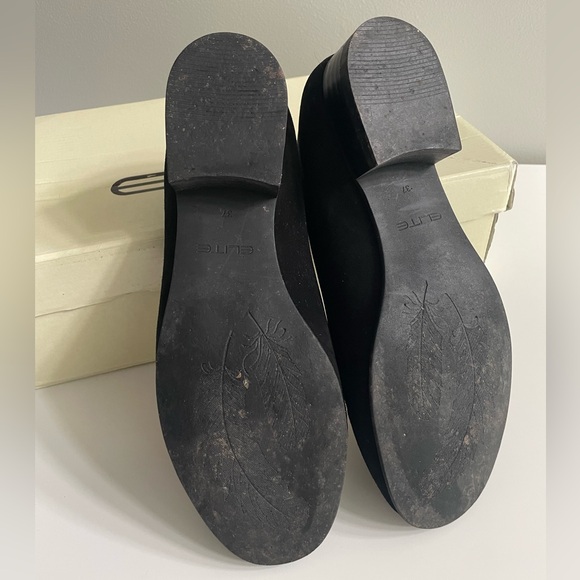 Elite brand handcrafted black low heels 37 - Picture 4 of 4